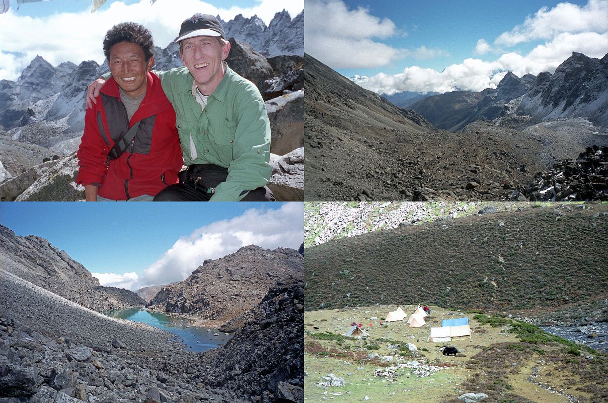 15 7 Tashi And Jerome Ryan On Langma La, Trail From Langma La To Our Camp